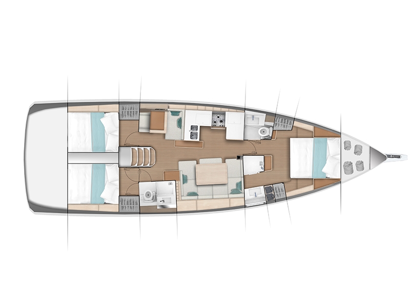Sun Odyssey 490 by Trend Travel Yachting 3 Kabinen.jpg